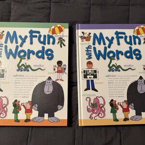 My Fun With Words Picture Dictionary Book Set A-K &  L-Z Children’s Hardcover